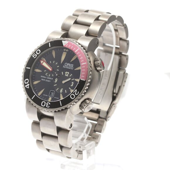 ORIS Regulator Divers 649-7541 Date black Dial Automatic Men's Watch_878262 - Picture 1 of 13